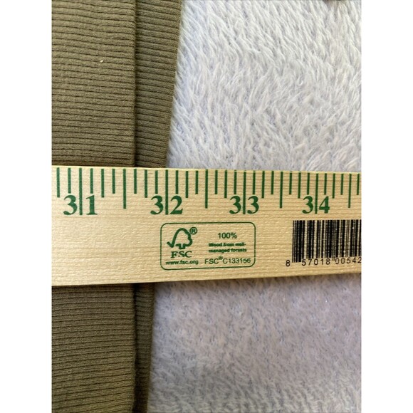 NEW Express One Eleven Sweatshirt Dress Women's XS Drab Green Lace up side Drop - Picture 4 of 8